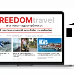 Läsarrekord på FREEDOMtravel – mer än 300 000 läsare i juli