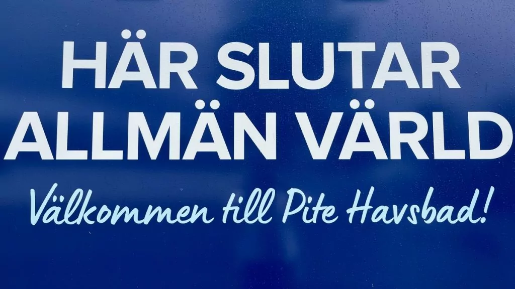 Här slutar allmän värld