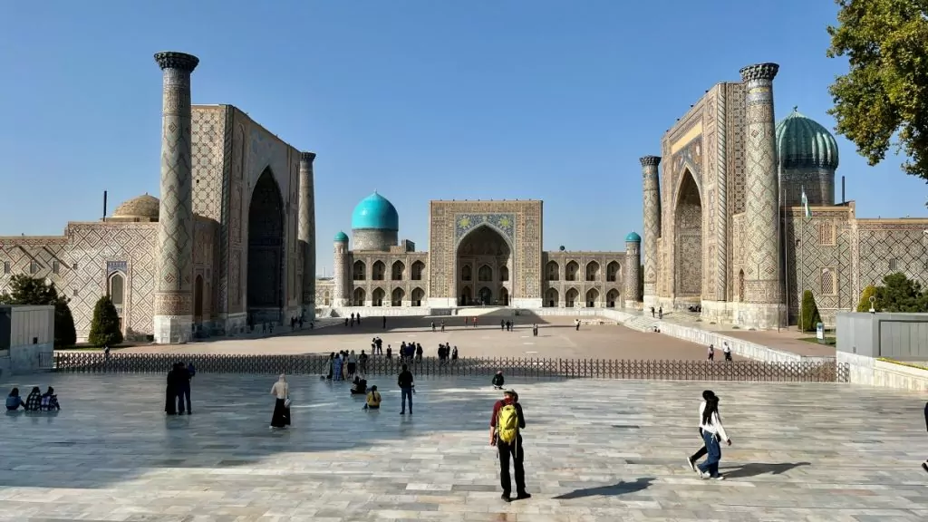 Registan i Samarkand i Uzbekistan