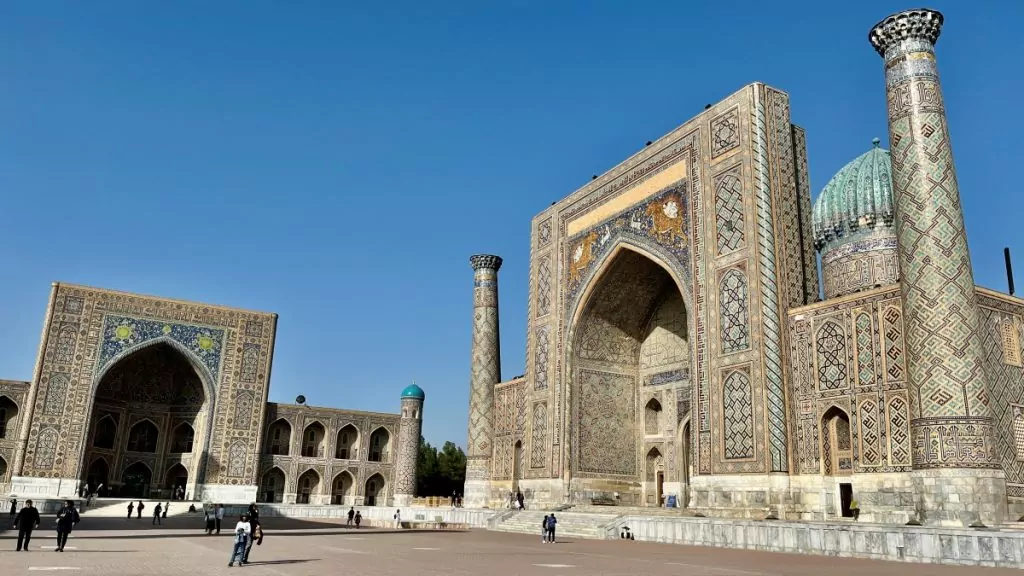 Registan i Samarkand i Uzbekistan