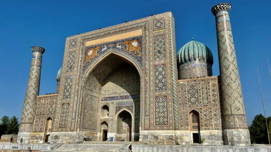 Registan i Samarkand i Uzbekistan