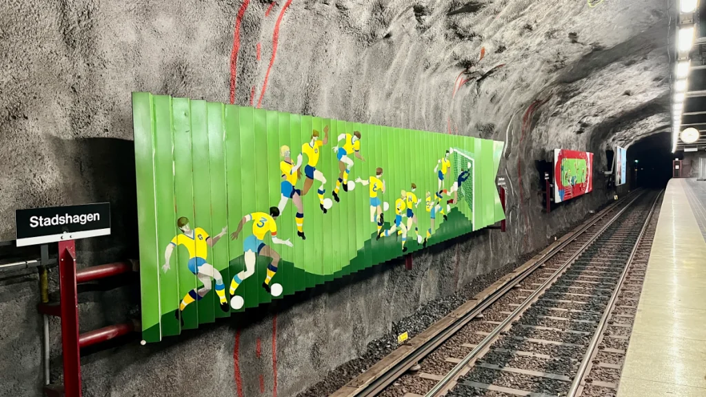 Konst i Stockholms tunnelbana - Stadshagen