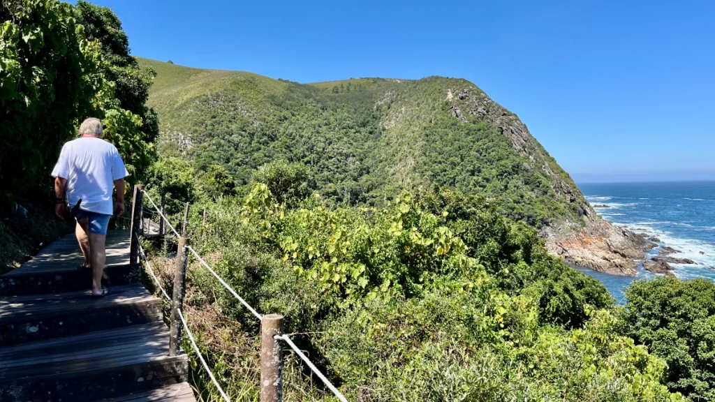 Tsitsikamma nationalpark i Sydafrika