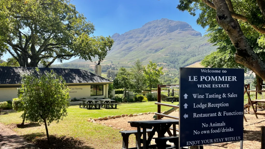 Vingårdar i Stellenbosch - Le Pommier Wine Estate