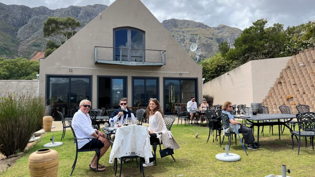 Vintåget i Franschhoek - Dieu Donné vinyards