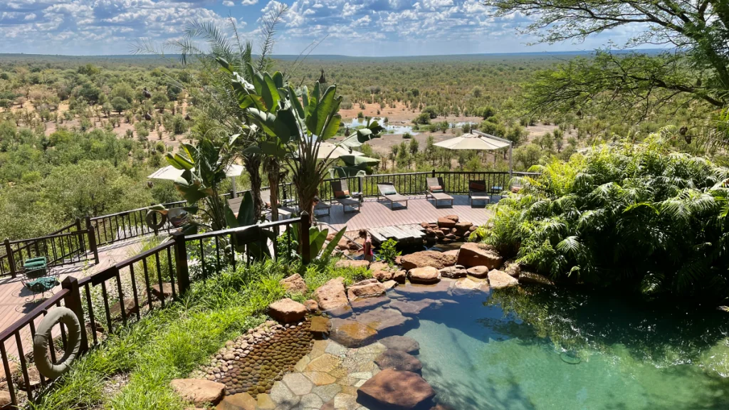 Victoria Falls Safari Lodge i Zimbabwe