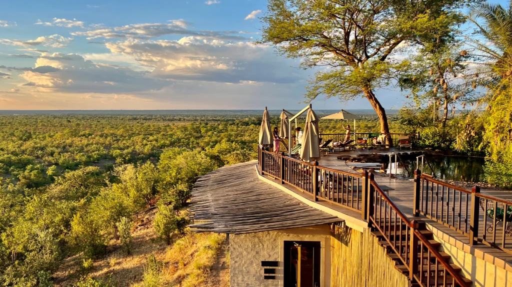 Victoria Falls Safari Lodge i Zimbabwe