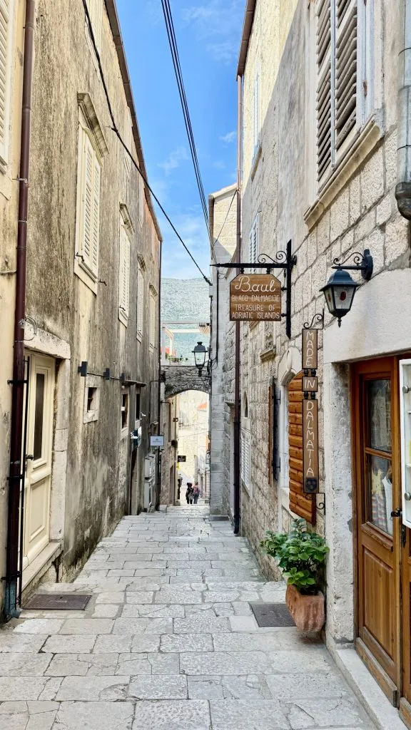 Att besöka Korčula i Kroatien