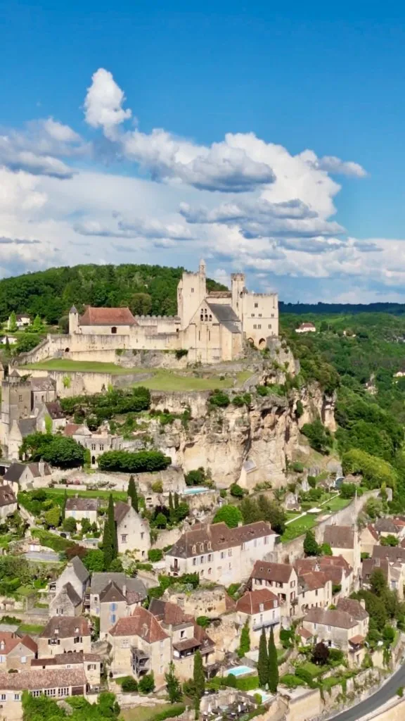Att besöka Chateau de Beynac i Frankrike
