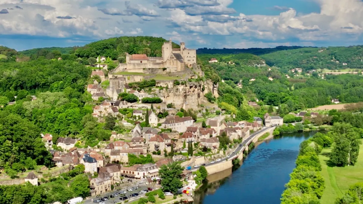 Att besöka Chateau de Beynac i Frankrike