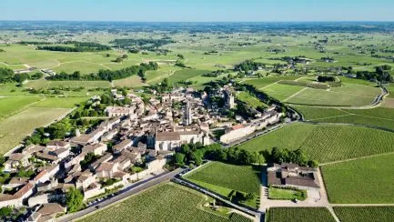 Att göra i Saint-Émilion i Frankrike