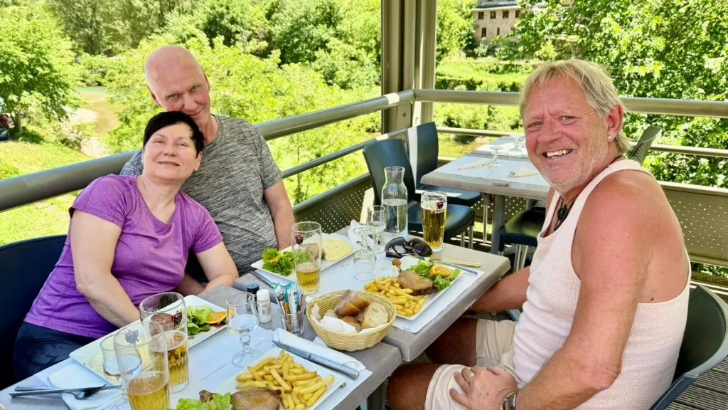 Lunch i Frankrike