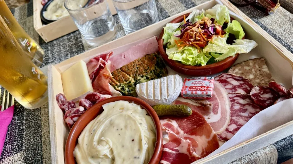 Lunch i Frankrike