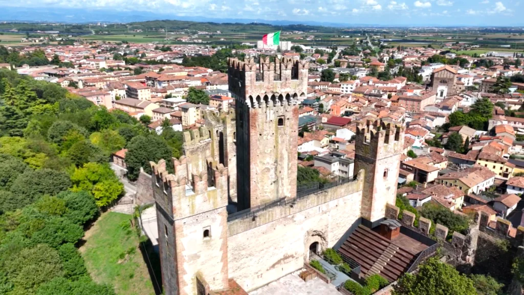 Borghetto i Italien - Scaligerborgen