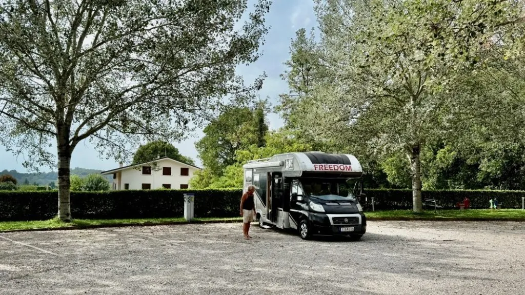 Ställplats för husbilen