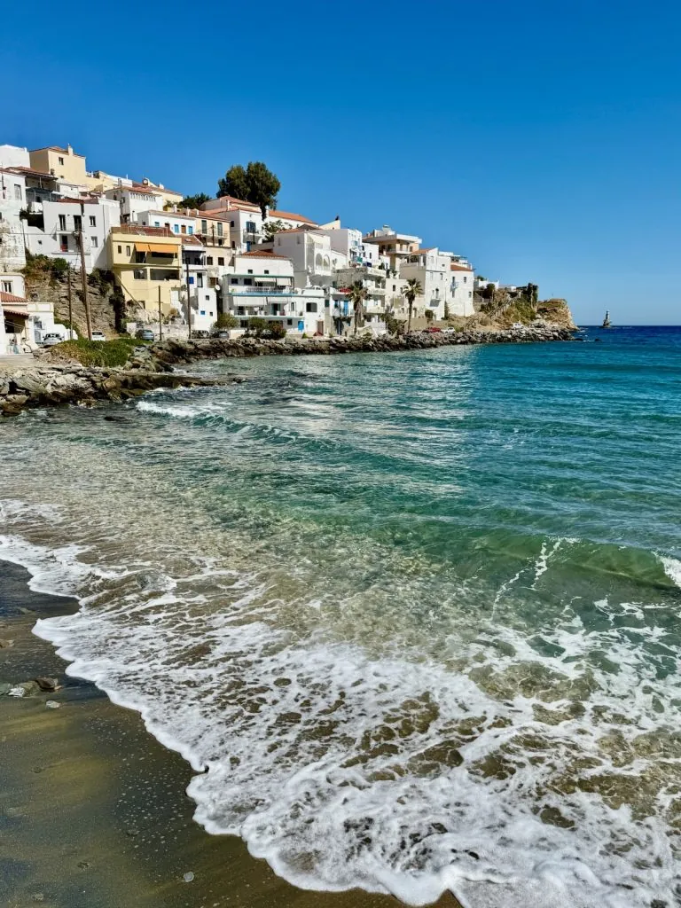Att besöka Andros stad (Chora) på ön Andros i Grekland