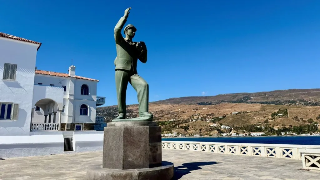 Att besöka Andros stad (Chora) på ön Andros i Grekland