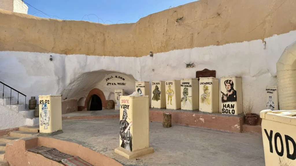 Inspelningsplatser för Star Wars i Tunisien