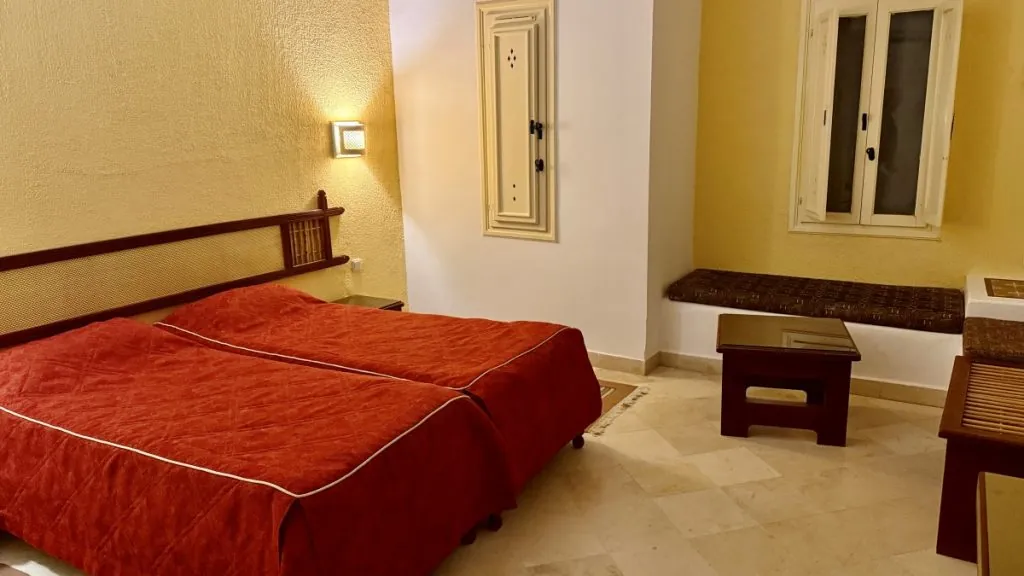 Vårt rum på hotellet