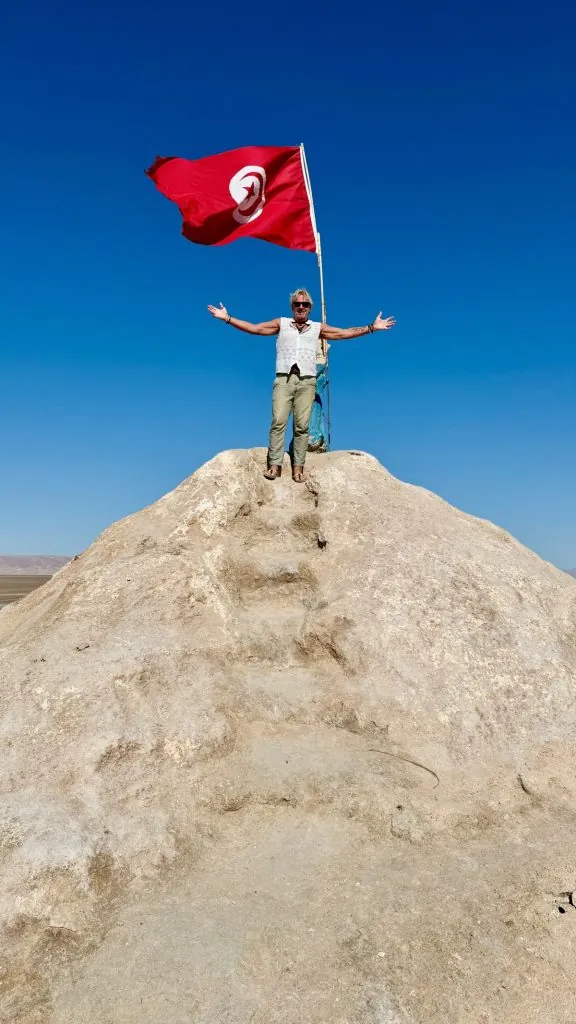 Peter vid Chott el Djerid