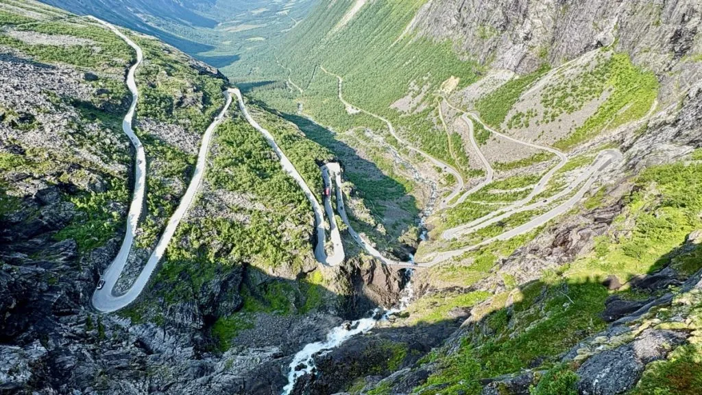 Trollstigen i Norge