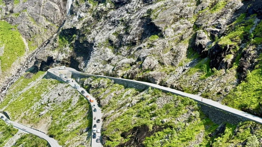 Trollstigen i Norge