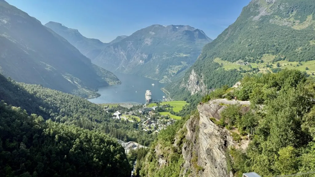 Geirangerfjorden i Norge