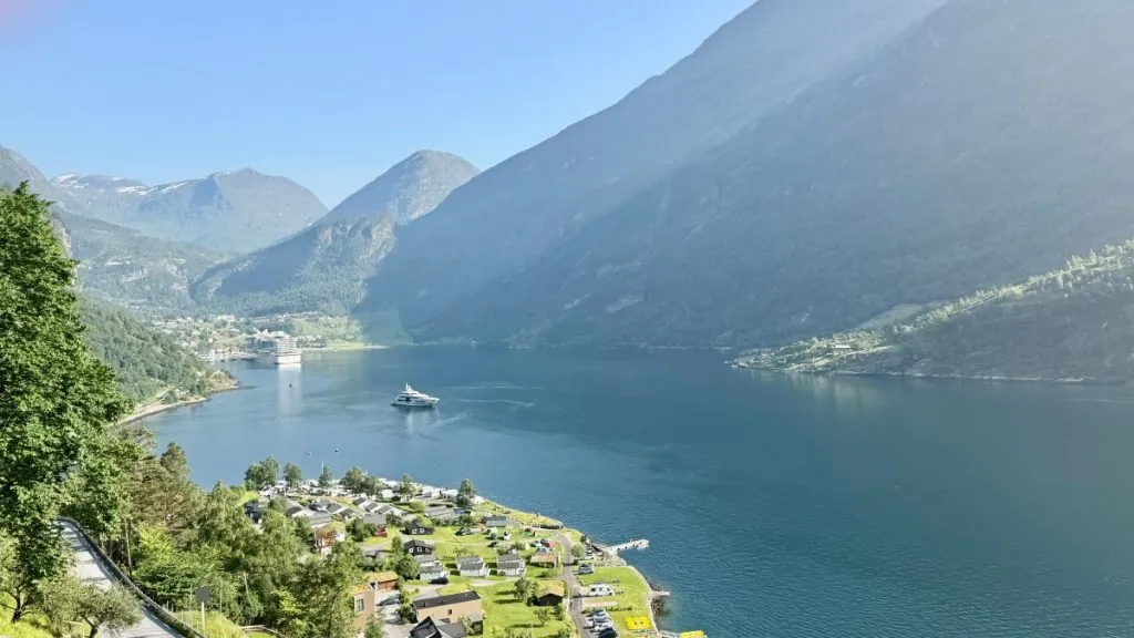 Geirangerfjorden i Norge