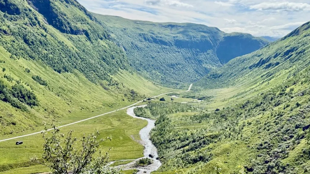 Från Sognefjorden till Voss, över fjället