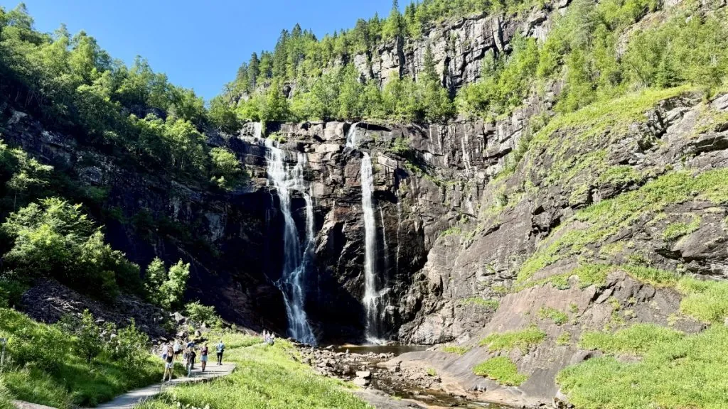 Skjervsfossen utanför Voss