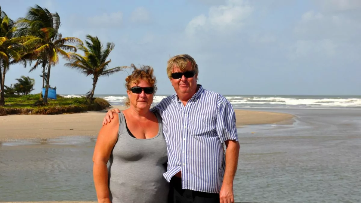 Ann-Sofie och Jonas på Trinidad
