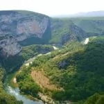 Med kanot i Ardeche i Frankrike – sagolik natur vid Pont d’Arc