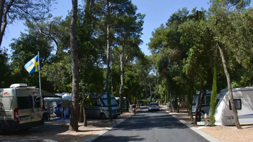 Camping Park Soline i Biograd i Kroatien