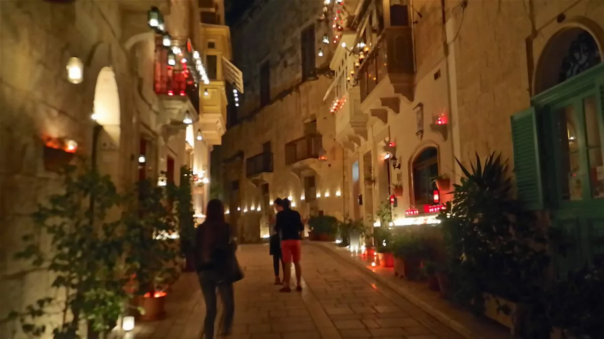 Ljusfestival på Malta