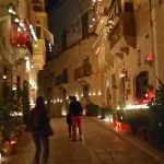 Ljusfestival på Malta (och en oväntad fest)
