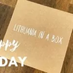 Litauen i en låda – och dags att hämta husbilen