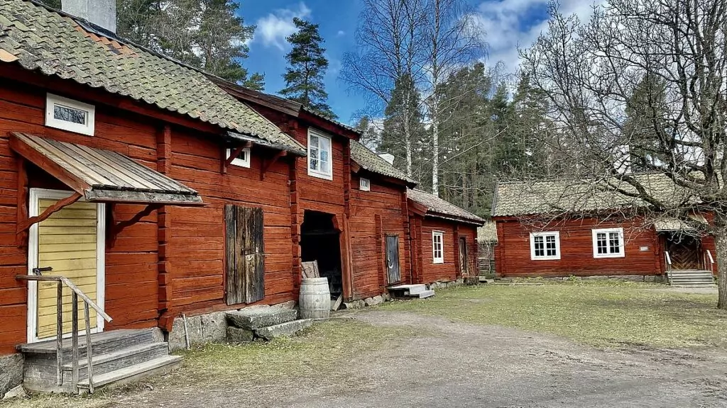 Bondgården på Ordmuseum på Vallby friluftsmuseum