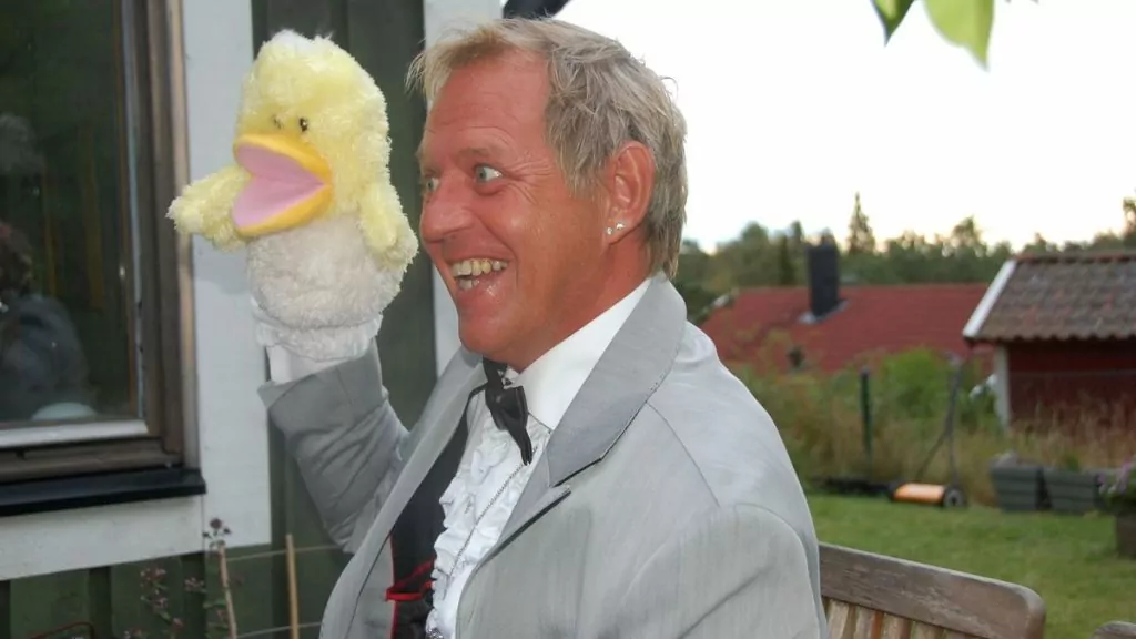 Peter var toastmaster - när ankan kvackade var det dags för tal eller telegram