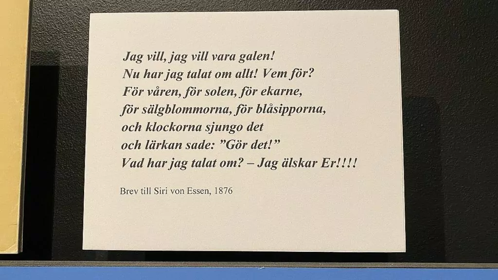 Brev till Siri von Essen