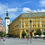 Den vackra staden Brno