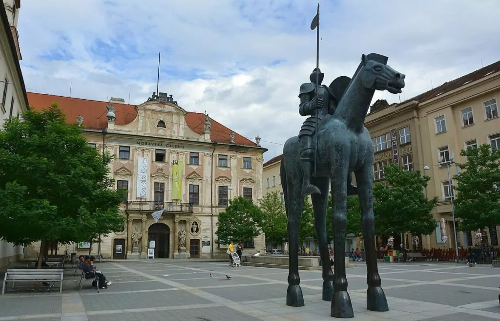 Den vackra staden Brno