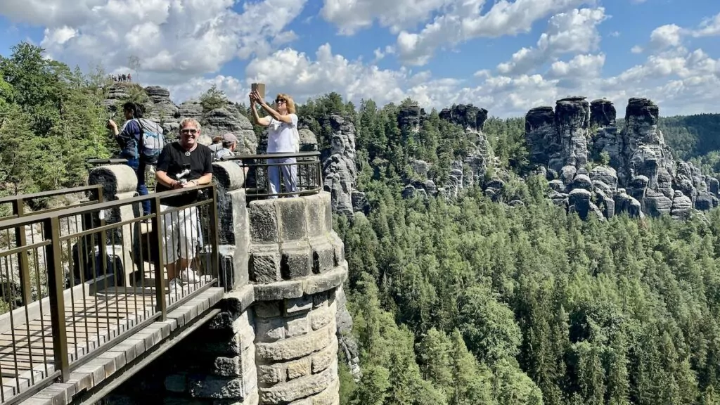 Bastei i Saxiska Schweiz