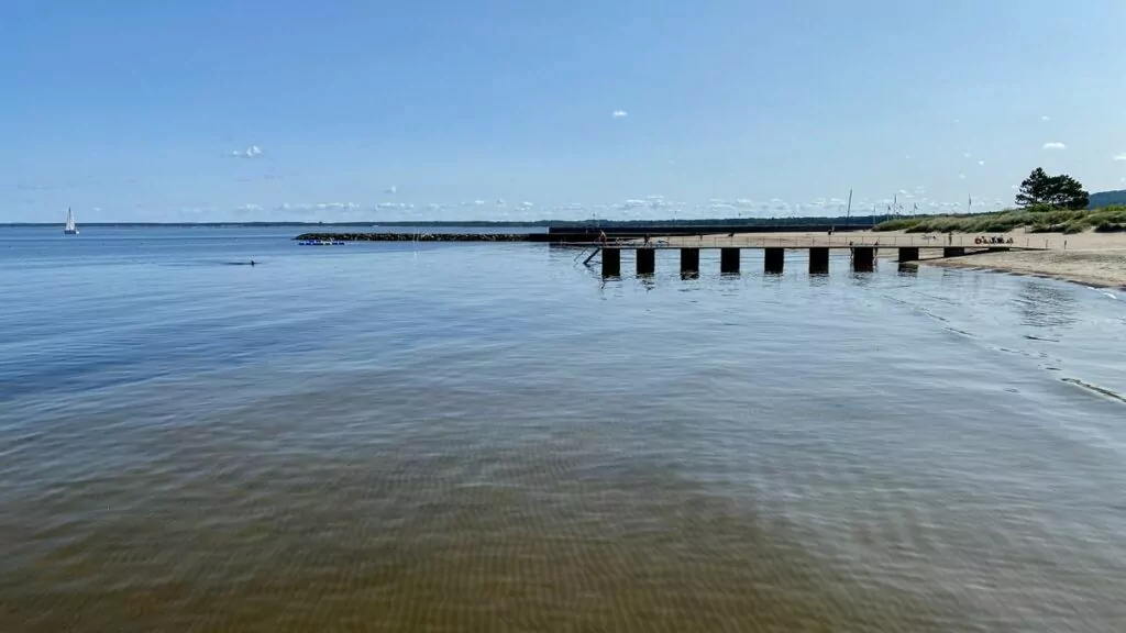 Båstad med husbil - brygga