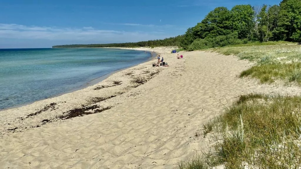 Sevärdheter på Öland - stranden i Byrum-Sandvik