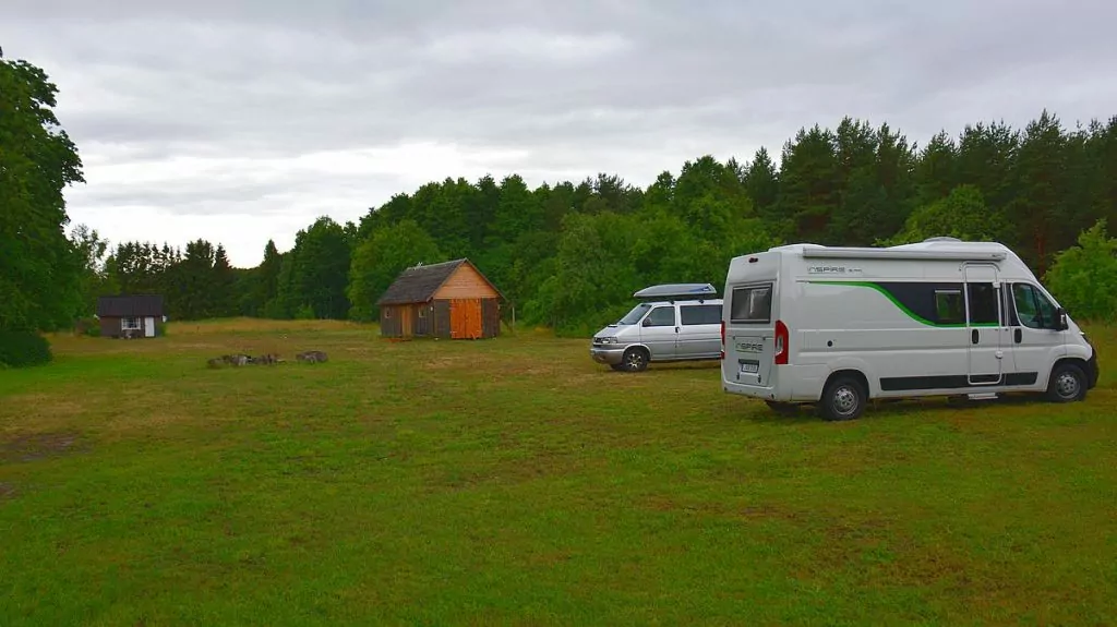 Camping Altja i Lahemaa nationalpark i Estland