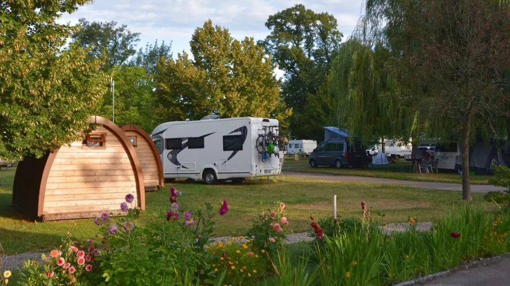 camping Geneve stugor