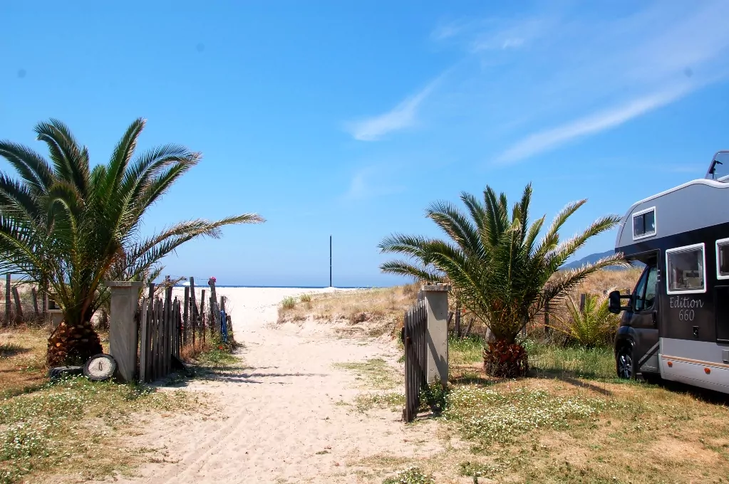 Plage de Cupabia camping