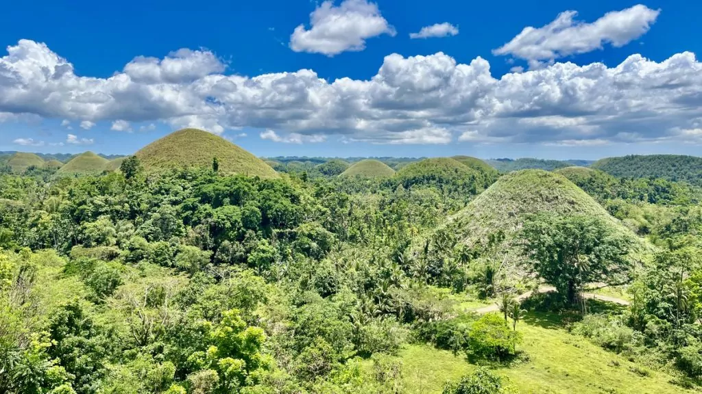 Chokladkullarna på Bohol - Chocolate Hills