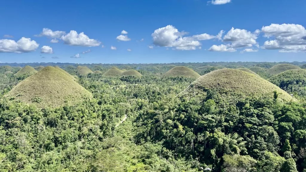 Chokladkullarna på Bohol - Chocolate Hills