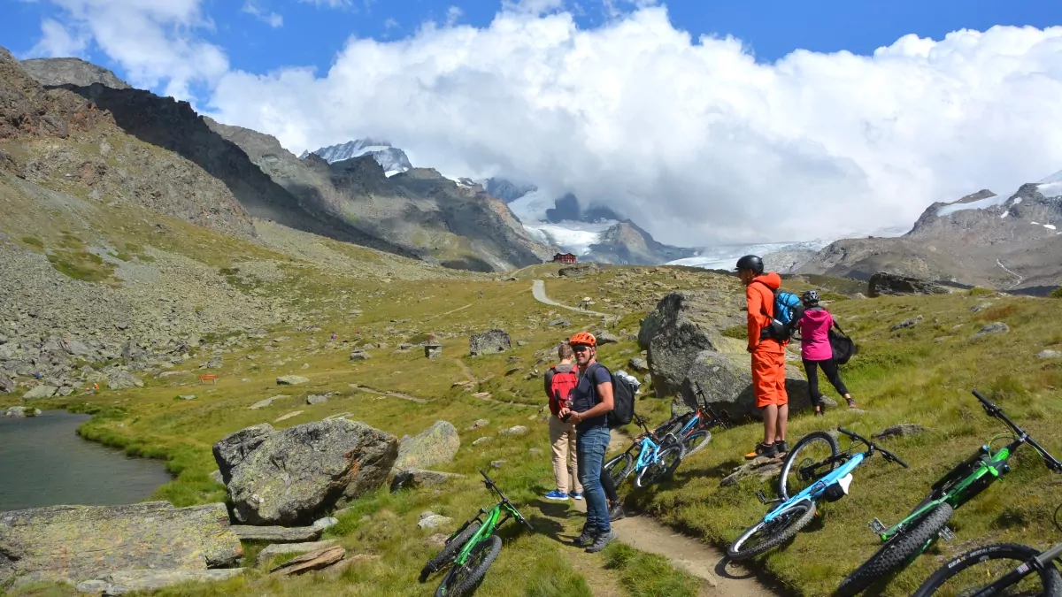 Mountainbike i Zermatt - semester i västra Europa